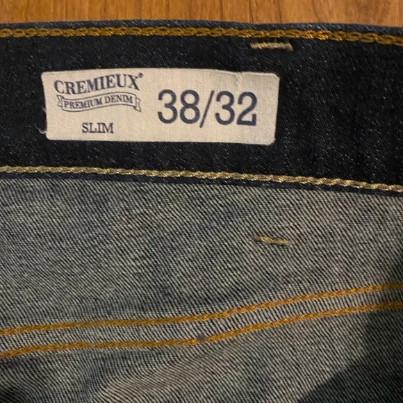Men’s Cremieux slim jeans - Picture 2 of 3